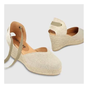 Best Sale Alpargatas Beige Punelo-X Mujer Cuñas Y Alpargatas