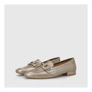 Hot Mocasines Dorados Ala4353 Mujer Mocasines