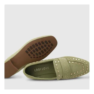 Store Mocasines Verdes Be4771 Mujer Mocasines