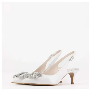 Clearance Salones De Novia Blancos Clavel Mujer Salones De Novia