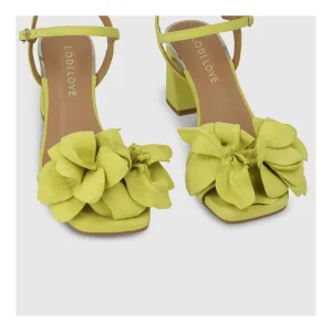 Best Sale Sandalias Amarillas Bot5201 Mujer Sandalias