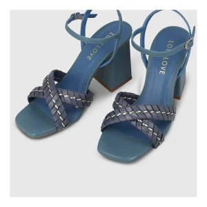 Clearance Sandalias Azules Gei4381 Mujer Sandalias