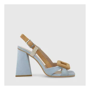 New Sandalias Azules Yulini Mujer Sandalias