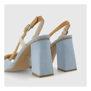New Sandalias Azules Yulini Mujer Sandalias