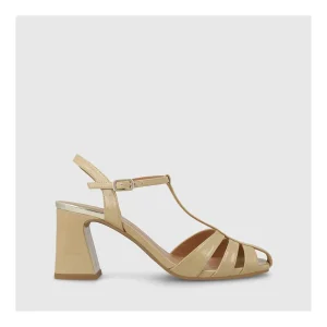 Best Sandalias Beige Bot4437 Mujer Sandalias