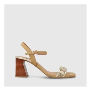 Fashion Sandalias Beige Bot4436-Sr Mujer Sandalias