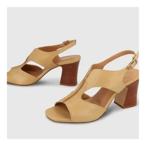 Fashion Sandalias Beige Lan4212 Mujer Sandalias