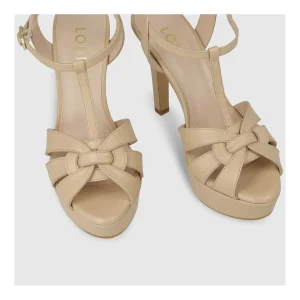 Sale Sandalias Beige Tren Mujer Sandalias