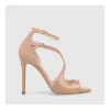 New Sandalias Beige Waride Mujer Sandalias
