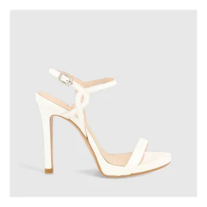 Store Sandalias Blancas Cannes Mujer Sandalias