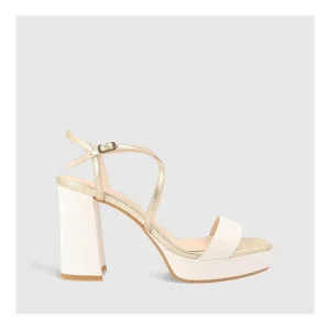 Sale Sandalias Blancas Usema Mujer Sandalias