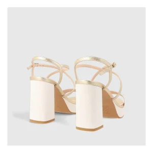 Sale Sandalias Blancas Usema Mujer Sandalias