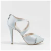 Fashion Sandalias De Novia Azules Goya Mujer Sandalias De Novia