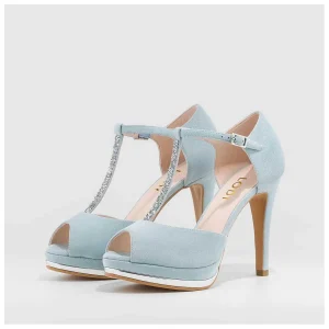 Fashion Sandalias De Novia Azules Pauli Mujer Sandalias De Novia