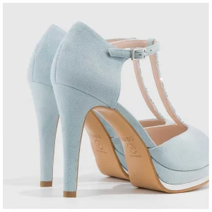 Fashion Sandalias De Novia Azules Pauli Mujer Sandalias De Novia