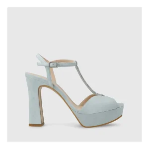Store Sandalias De Novia Azules Tesire Mujer Sandalias De Novia