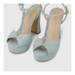 Store Sandalias De Novia Azules Tesire Mujer Sandalias De Novia