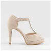 Sale Sandalias De Novia Beige Pauli Mujer Sandalias De Novia