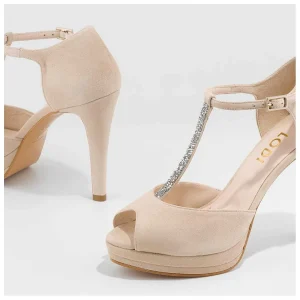 Sale Sandalias De Novia Beige Pauli Mujer Sandalias De Novia