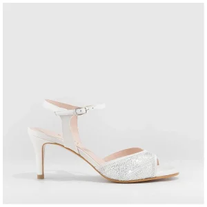 Store Sandalias De Novia Blancas Javir-Te Mujer Sandalias De Novia