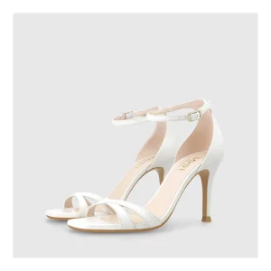 Fashion Sandalias De Novia Blancas Sarly Mujer Sandalias De Novia