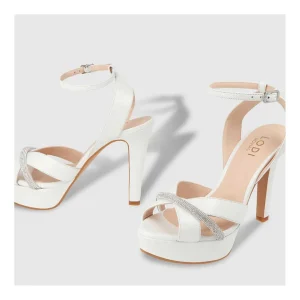Discount Sandalias De Novia Blancas Tainoa Mujer Sandalias De Novia