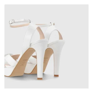 Discount Sandalias De Novia Blancas Tainoa Mujer Sandalias De Novia