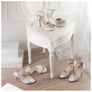 Outlet Sandalias De Novia Blancas Tincia Mujer Sandalias De Novia