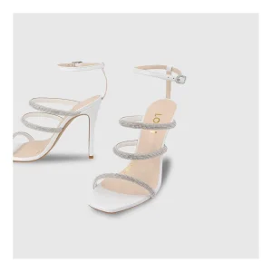 Online Sandalias De Novia Blancas Wurit Mujer Sandalias De Novia