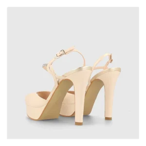 Shop Sandalias De Novia Doradas Tiranes Mujer Sandalias De Novia