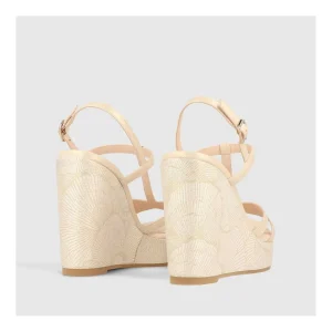 Cheap Sandalias De Novia Doradas Yoshio Mujer Sandalias De Novia