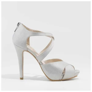 New Sandalias De Novia Plateadas Goya Mujer Sandalias De Novia