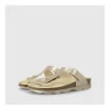 New Sandalias Doradas B-Esclava Mujer Zapatos Planos