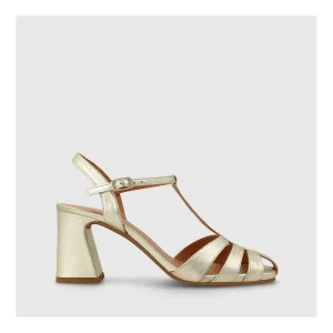 New Sandalias Doradas Bot4437 Mujer Sandalias