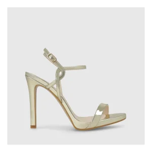 Fashion Sandalias Doradas Cannes Mujer Sandalias