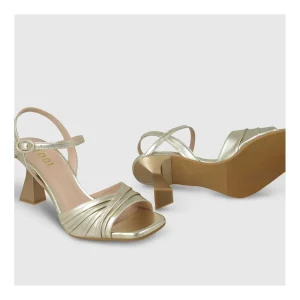 Discount Sandalias Doradas Glisus Mujer Sandalias
