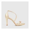 Store Sandalias Doradas Inriko-X Mujer Sandalias