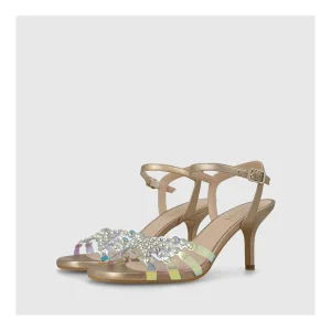 Best Sale Sandalias Doradas Juslu Mujer Sandalias