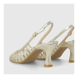 Discount Sandalias Doradas Larin Mujer Sandalias