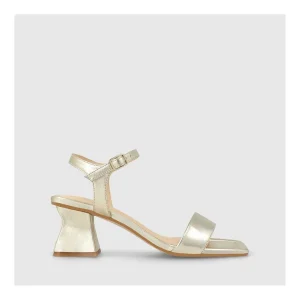 Hot Sandalias Doradas Min3002 Mujer Sandalias