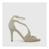 Hot Sandalias Doradas Sasue-Te Mujer Sandalias