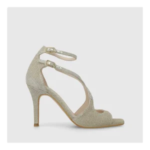 Hot Sandalias Doradas Sasue-Te Mujer Sandalias