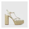 Shop Sandalias Doradas Telor Mujer Sandalias