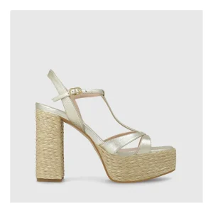 Shop Sandalias Doradas Telor Mujer Sandalias