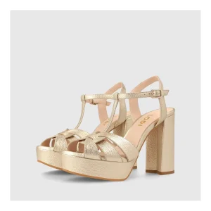 Online Sandalias Doradas Tisana Mujer Sandalias