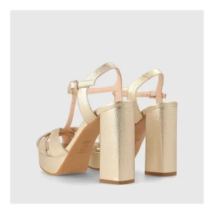 Online Sandalias Doradas Tisana Mujer Sandalias