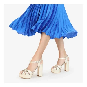 Online Sandalias Doradas Tisana Mujer Sandalias