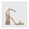 Hot Sandalias Doradas Yalisi Mujer Sandalias
