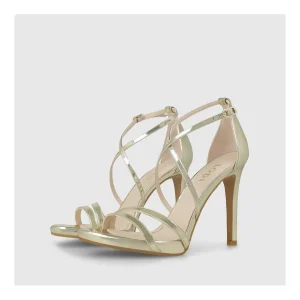 Cheap Sandalias Doradas Yuriko-X Mujer Sandalias