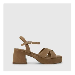 Clearance Sandalias Marrones Na4801 Mujer Sandalias